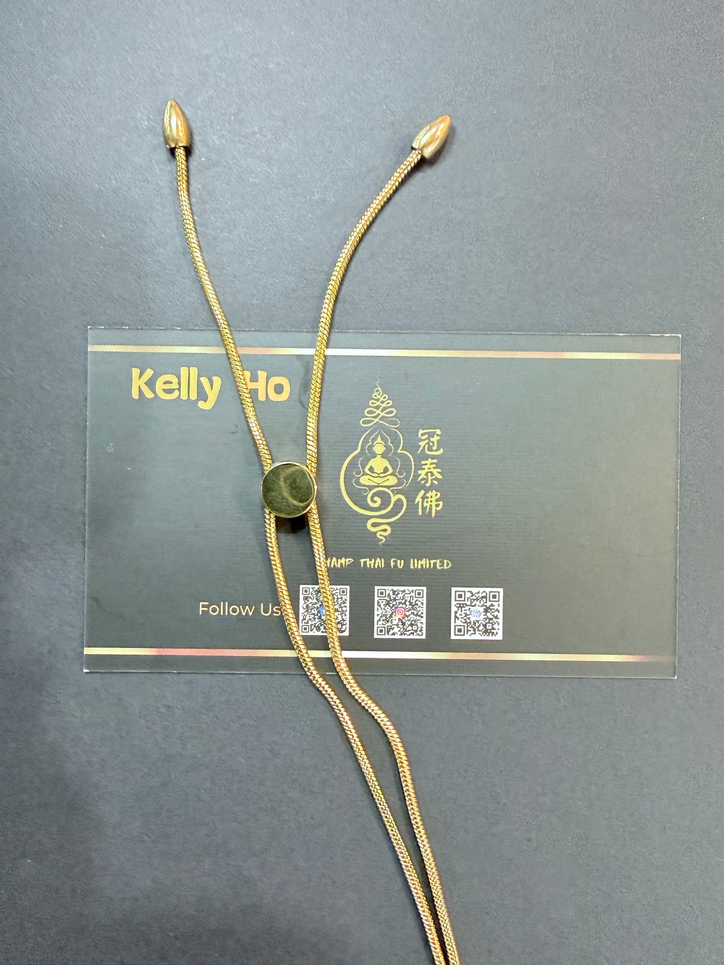 可調節單扣頸鏈