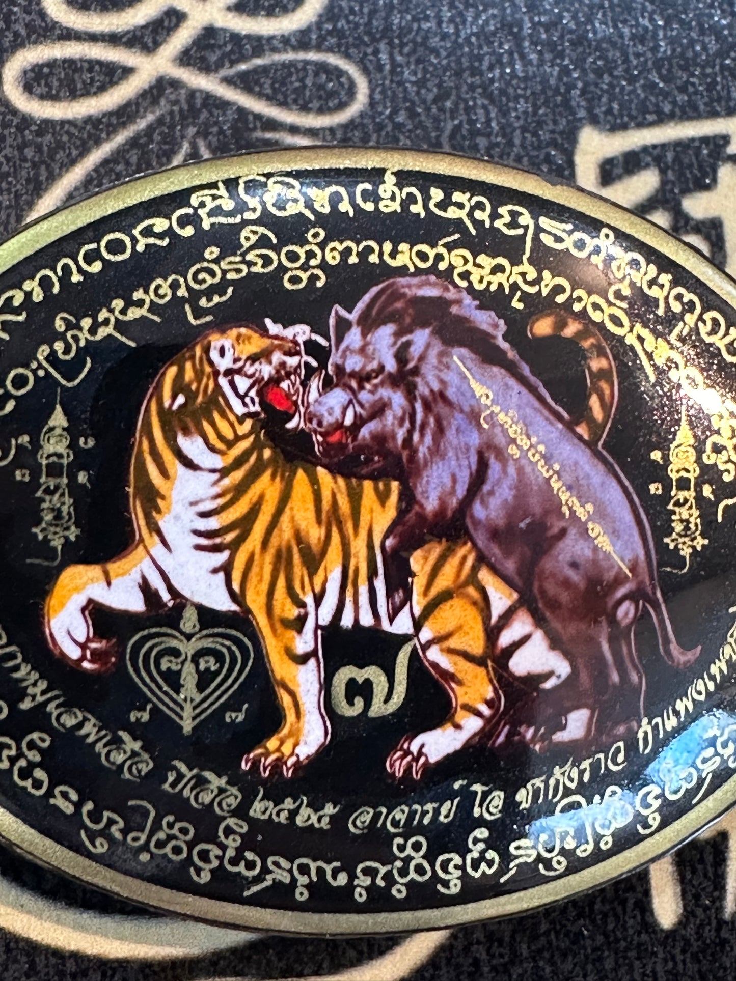 阿贊歐查 佛曆2566年 豬奇老虎佛牌