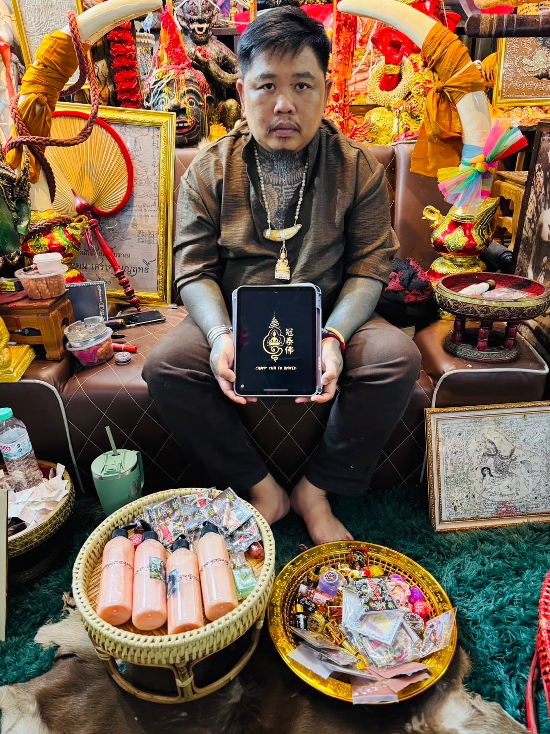 阿贊昌坤 富翁幸運符管腳繩