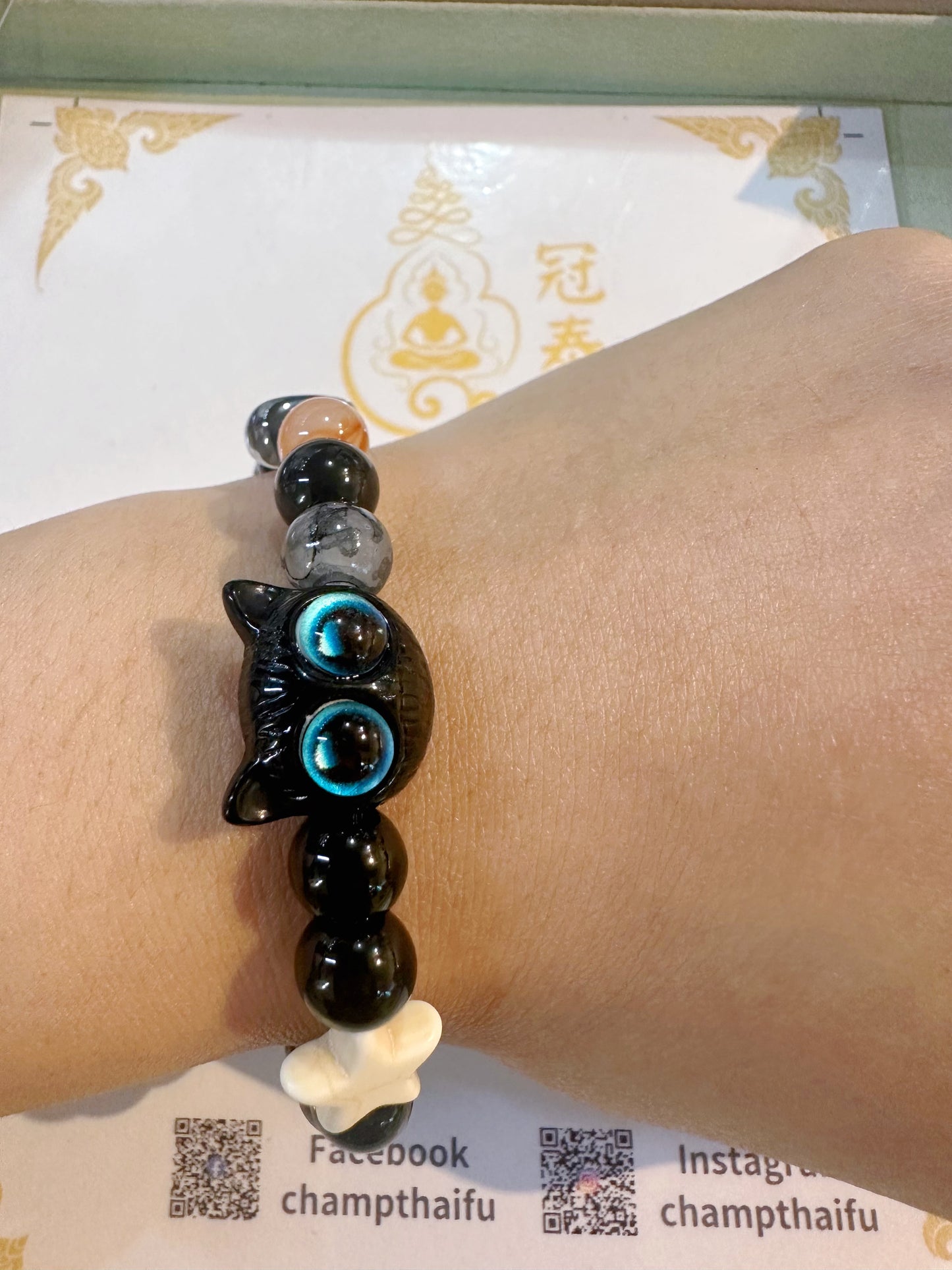阿贊班迪 招財貓吸金手鍊