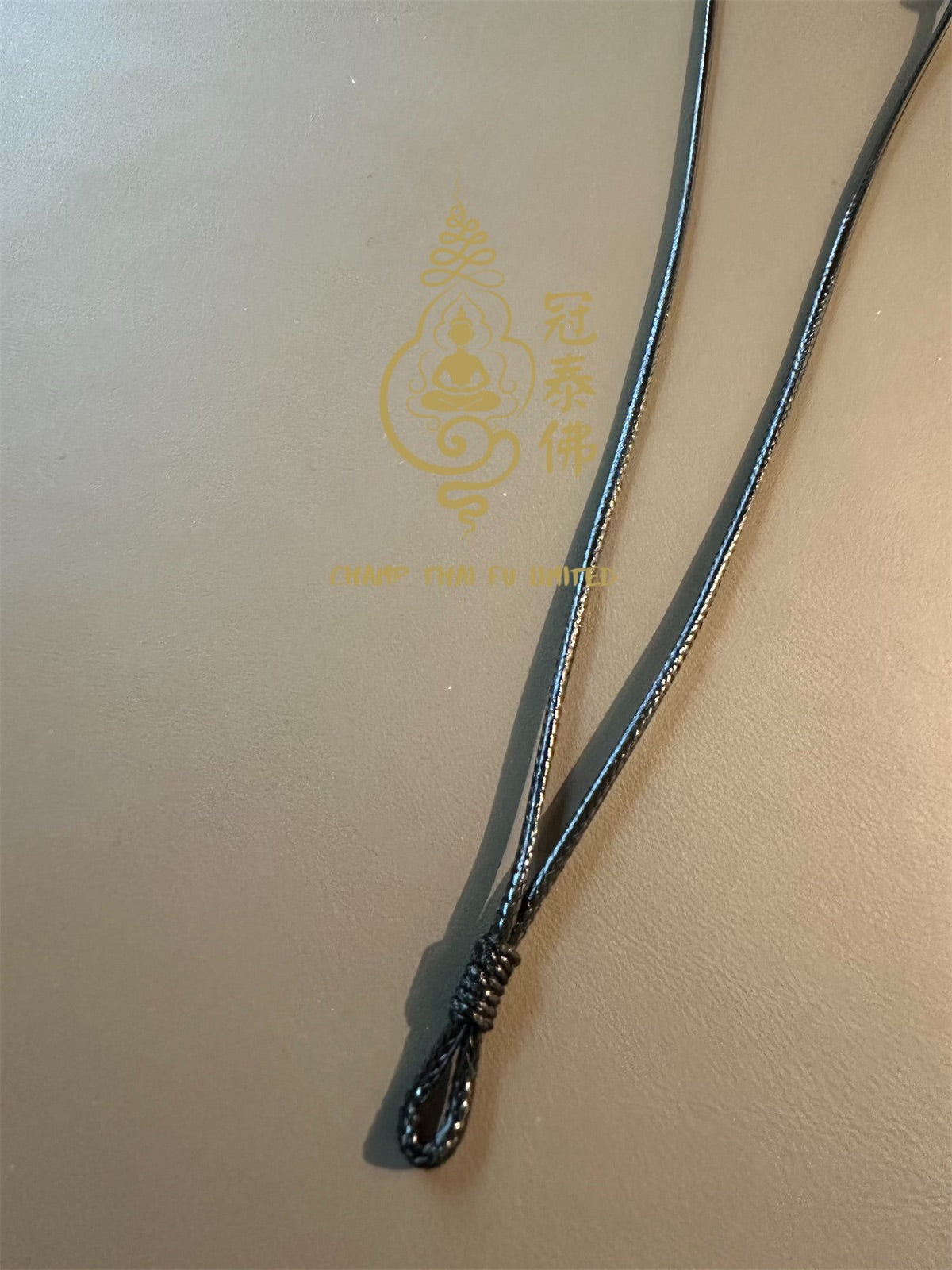 Waxed cord telescopic single buckle