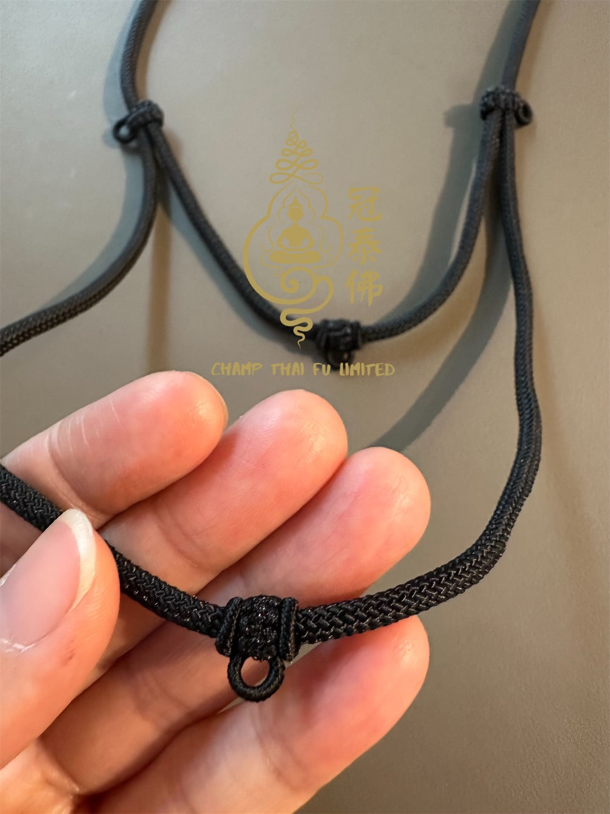 Double-layer four-hook telescopic neck rope