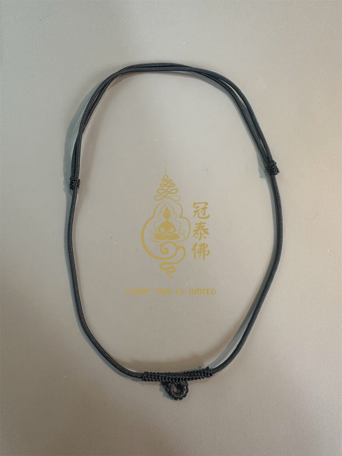 Black single-buckle retractable neck strap