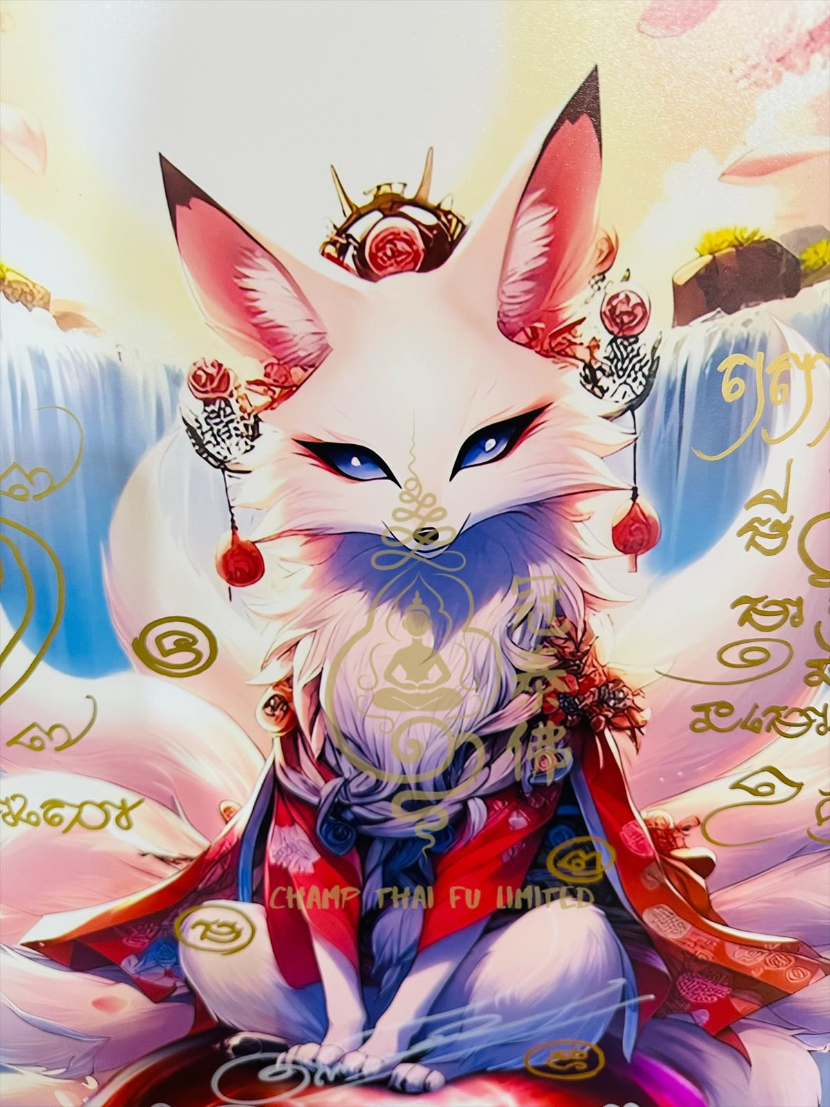 阿贊歐查 九尾靈狐·秘境祈祥 符畫