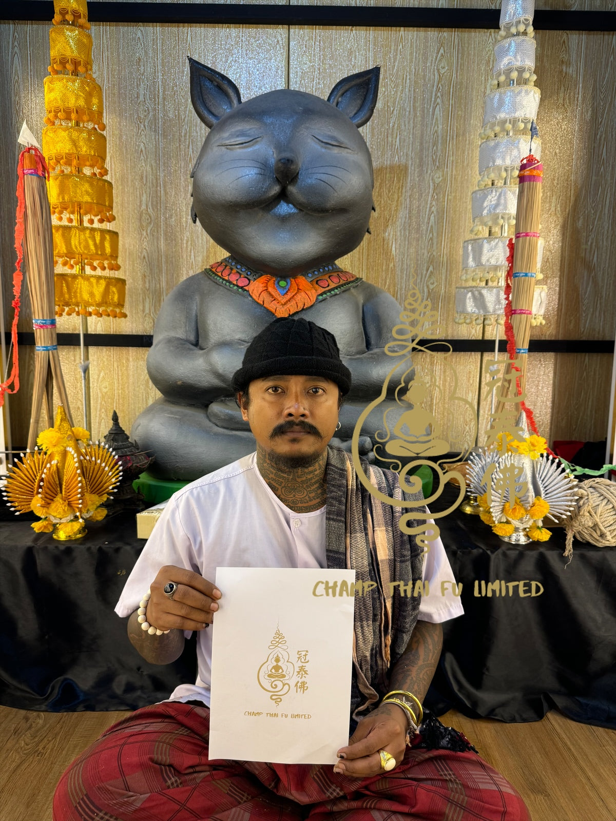 🐈⬛“黑貓王”🐈⬛偷運成願法蠟 黑貓師傅阿贊班迪親自 親自為你一對一唸經點燃加持法事🔥🕯️