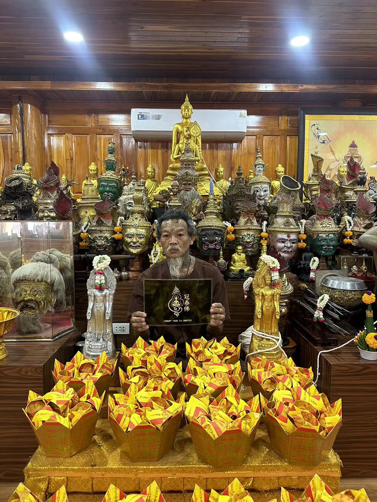 🧧泰國頂級白衣法師 阿贊佑 佛日補財庫「一桶金」 擴充財庫