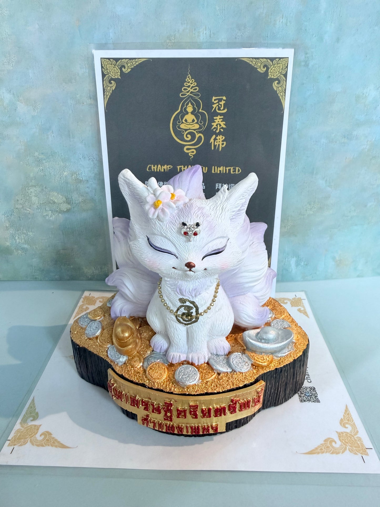 阿贊歐查 最新 佛曆2569年（西元2026年）萌款九尾狐仙供奉尊