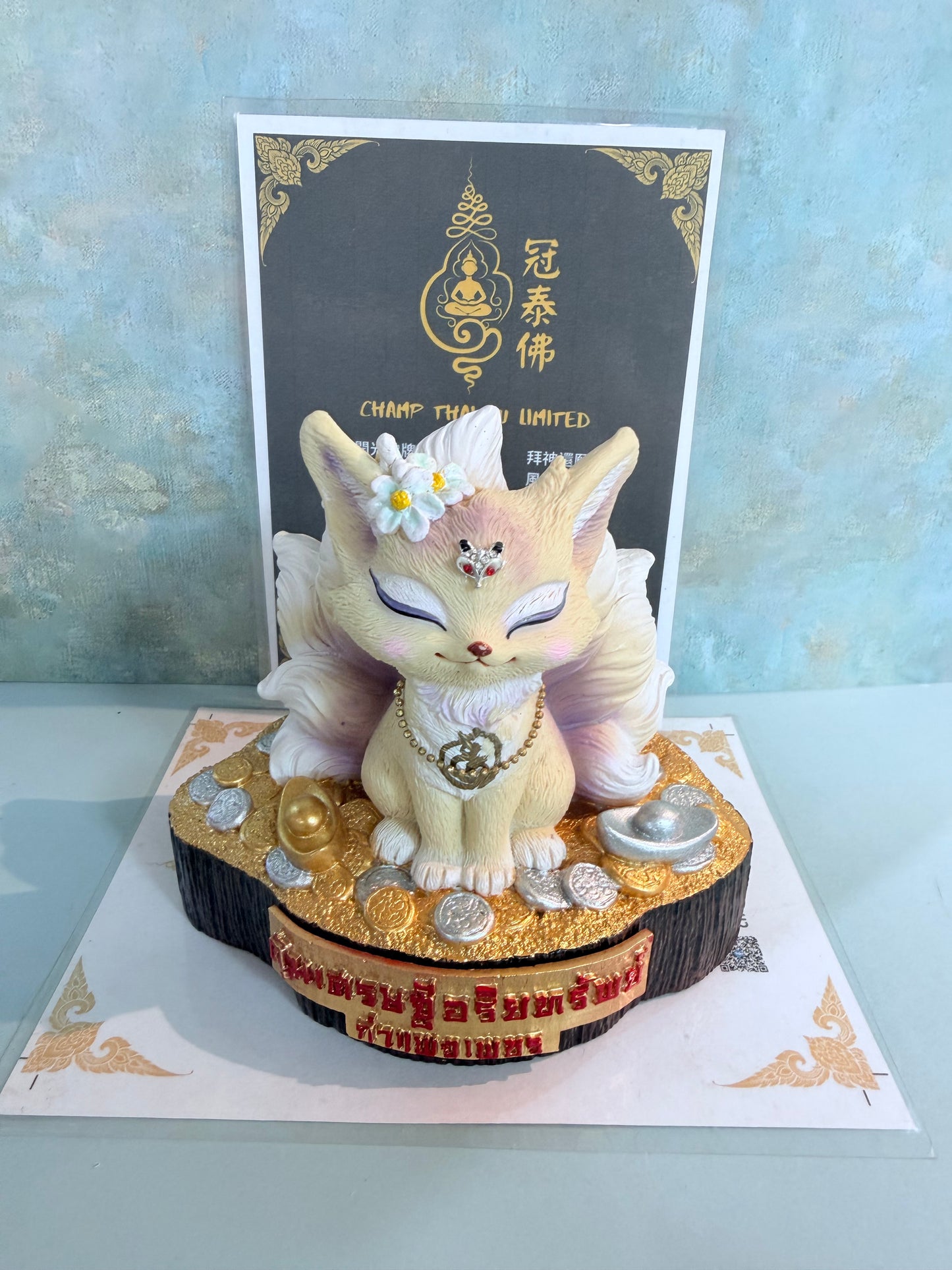 阿贊歐查 最新 佛曆2569年（西元2026年）萌款九尾狐仙供奉尊