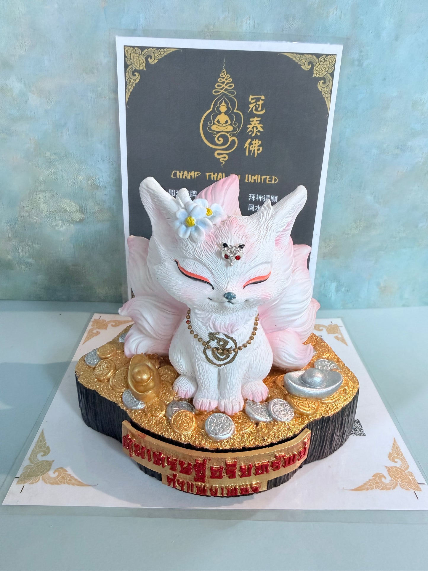 阿贊歐查 最新 佛曆2569年（西元2026年）萌款九尾狐仙供奉尊