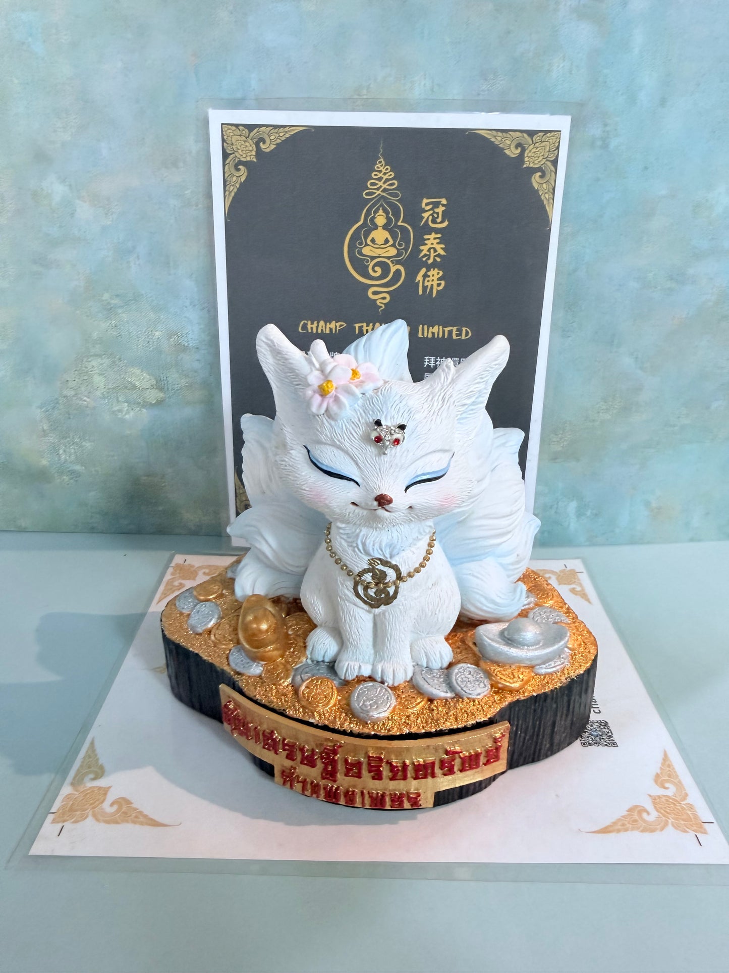阿贊歐查 最新 佛曆2569年（西元2026年）萌款九尾狐仙供奉尊