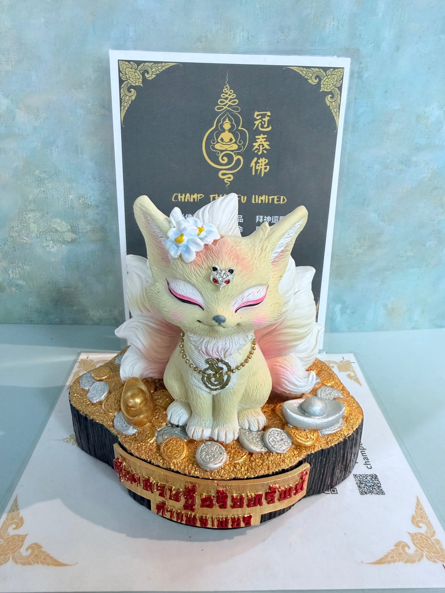 阿贊歐查 最新 佛曆2569年（西元2026年）萌款九尾狐仙供奉尊