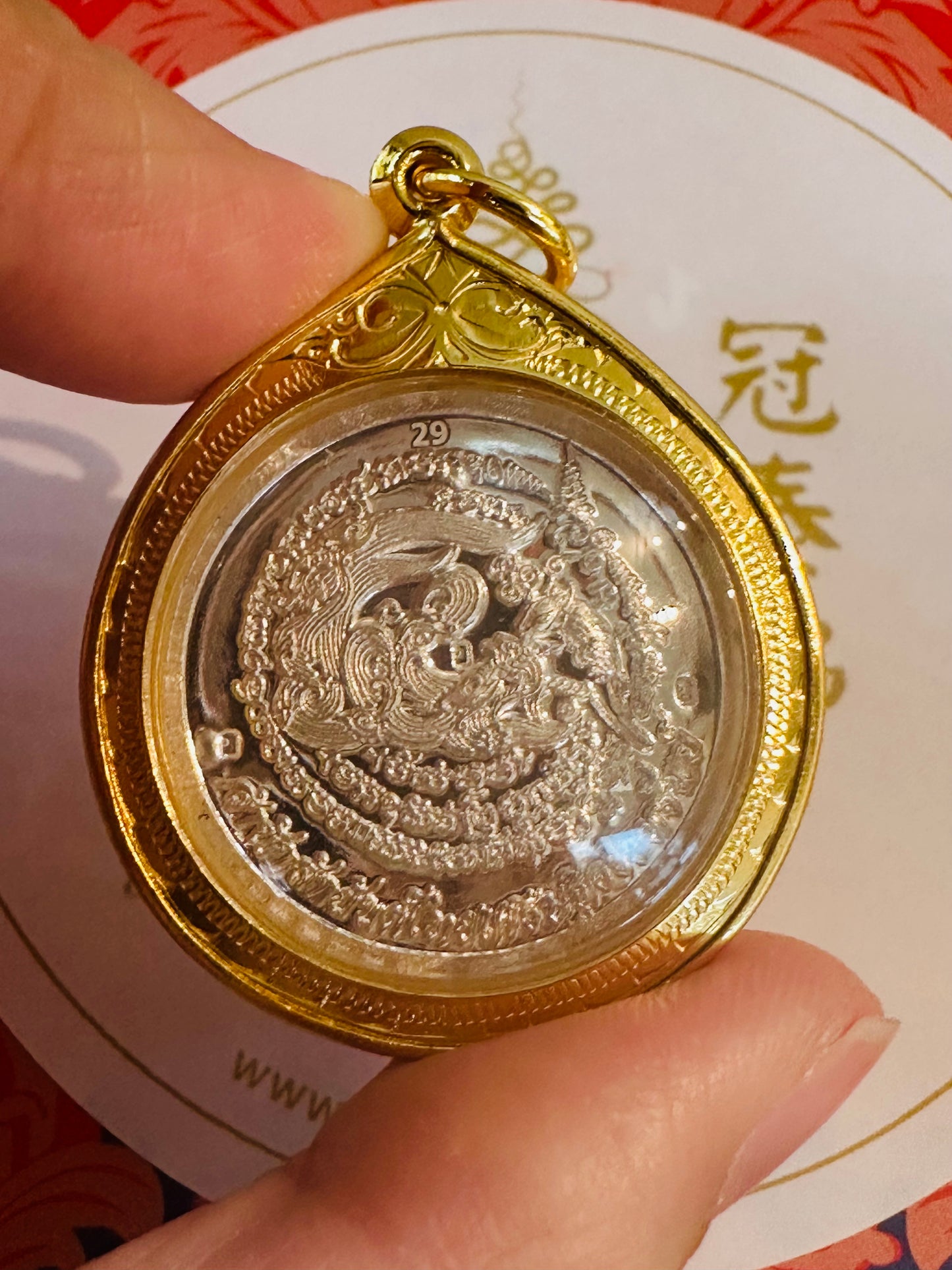 阿贊歐查・十週年 九尾狐仙錢母聖物聖幣