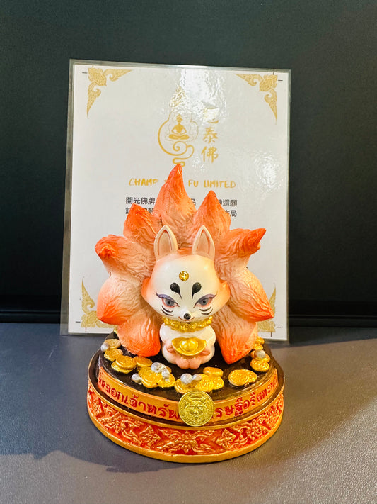 九尾魅狐供奉型小金身 阿贊歐查