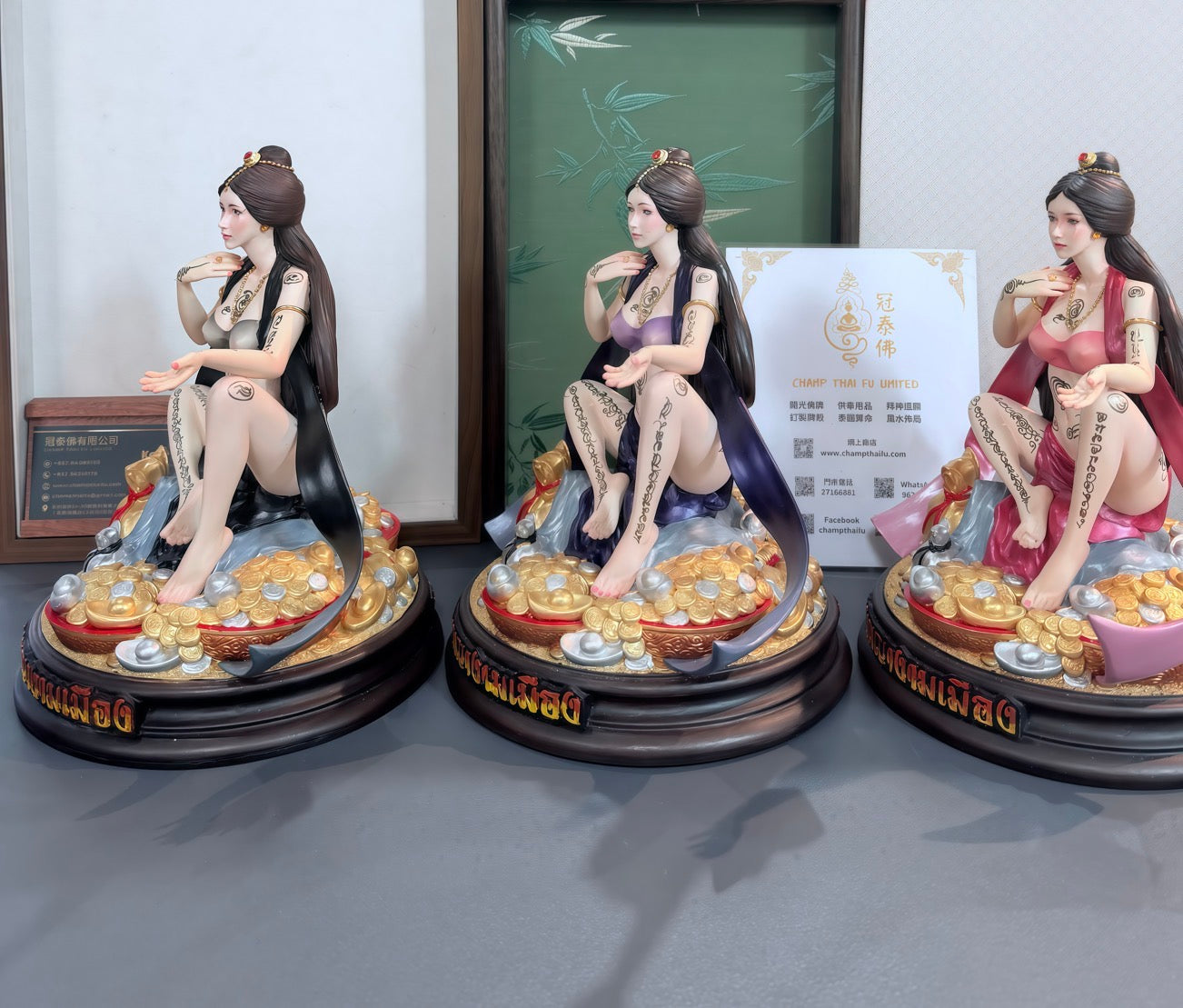 阿贊歐查 西奈絲女神 供奉型大尊 佛曆2569年  第一代✨