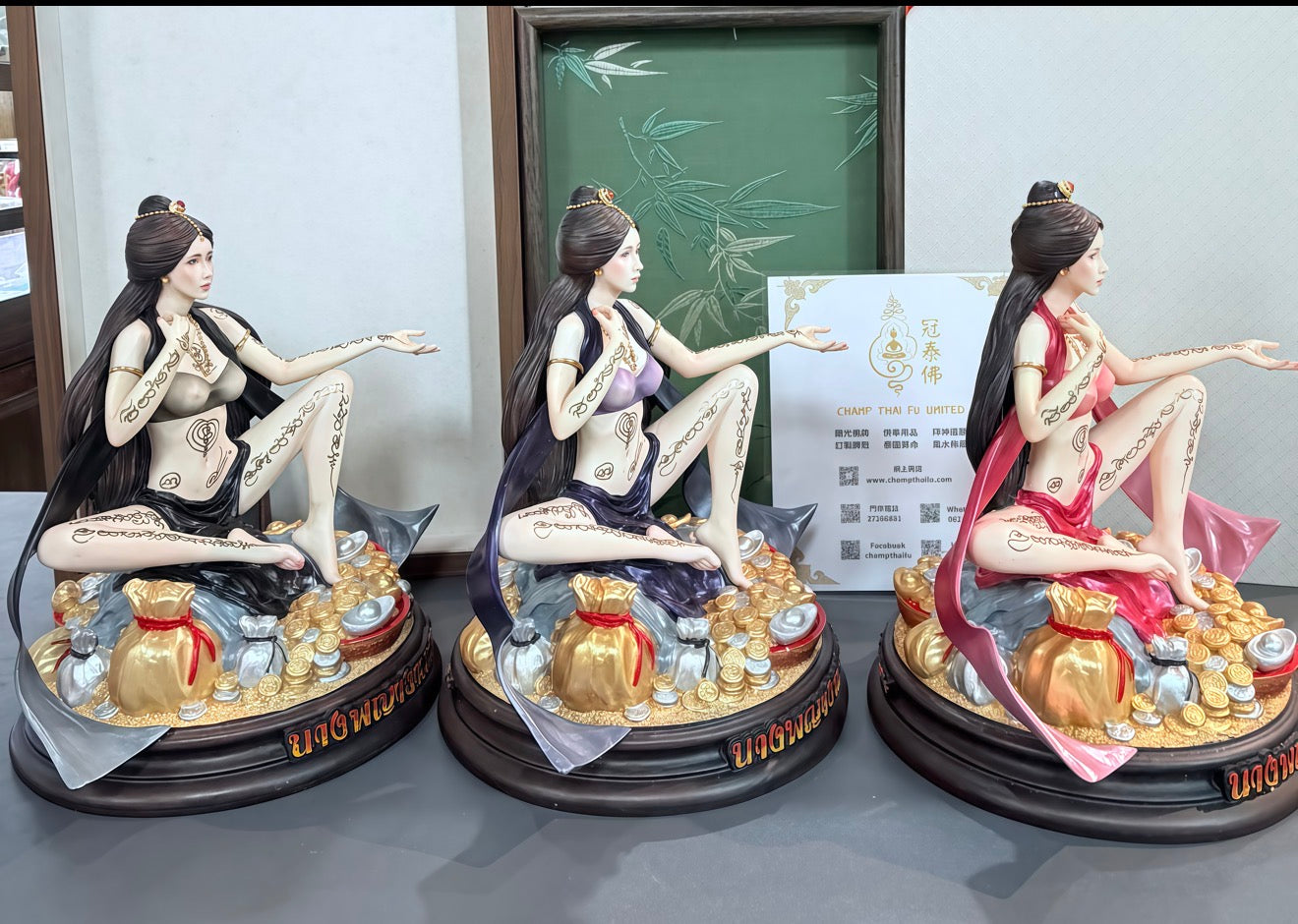 阿贊歐查 西奈絲女神 供奉型大尊 佛曆2569年  第一代✨