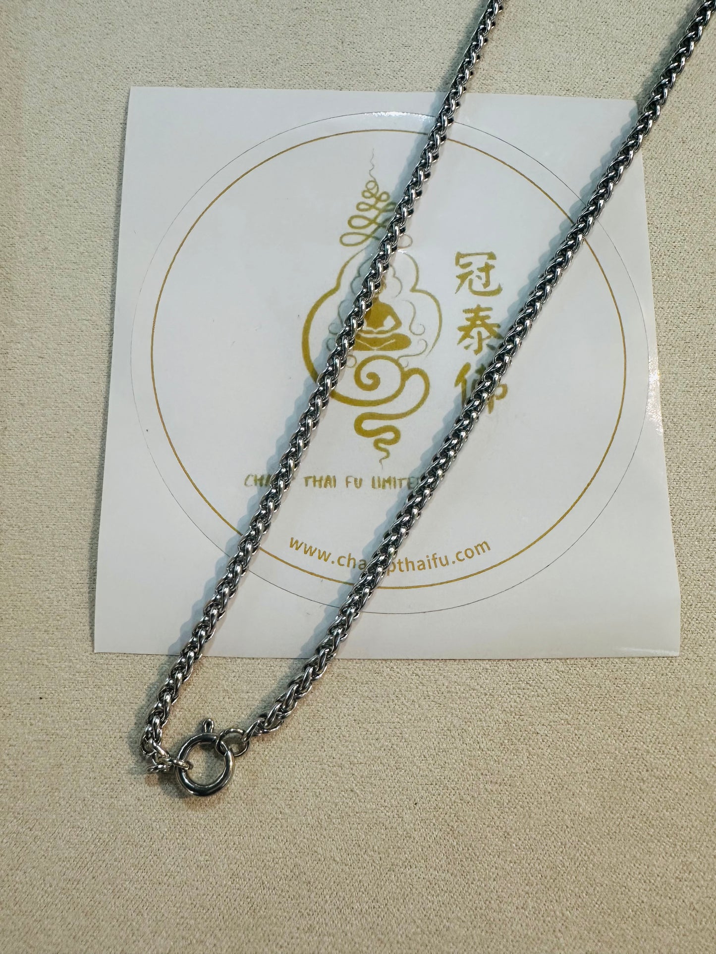 鈦鋼單掛開合扣佛牌頸鏈