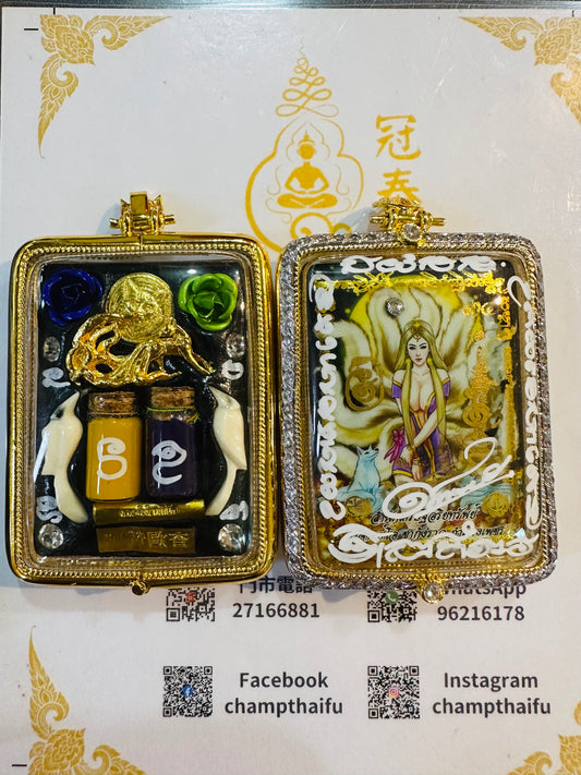 阿贊歐查 佛曆2564年（西元2021年） 第34期 魅惑九尾狐仙 大模佛牌