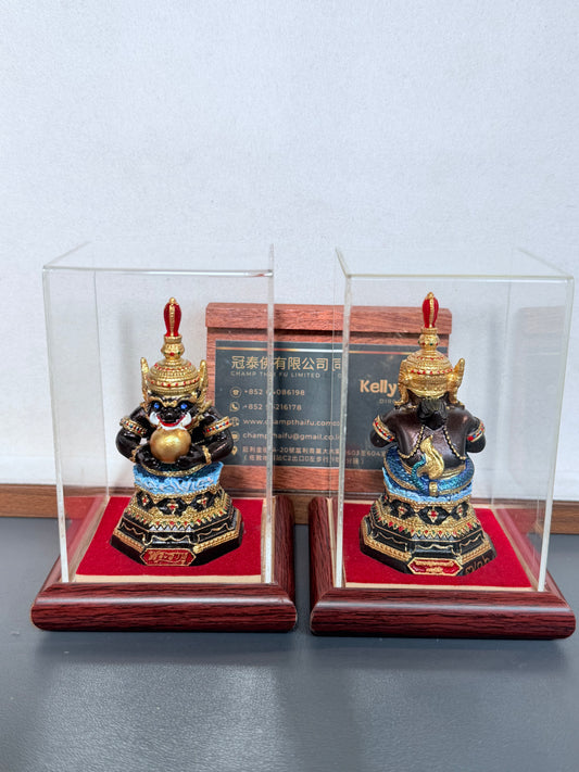 🕉️ 佛曆2556年 龍婆靚 彩繪拉胡小立尊 🕉️