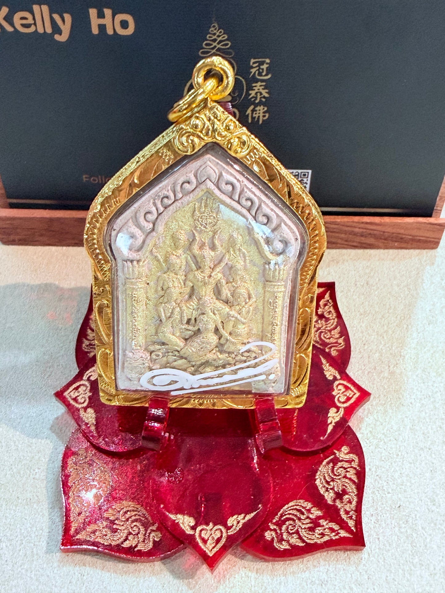 龍婆古巴刊賓  魯士醒丹 阿贊歐查牛角將軍