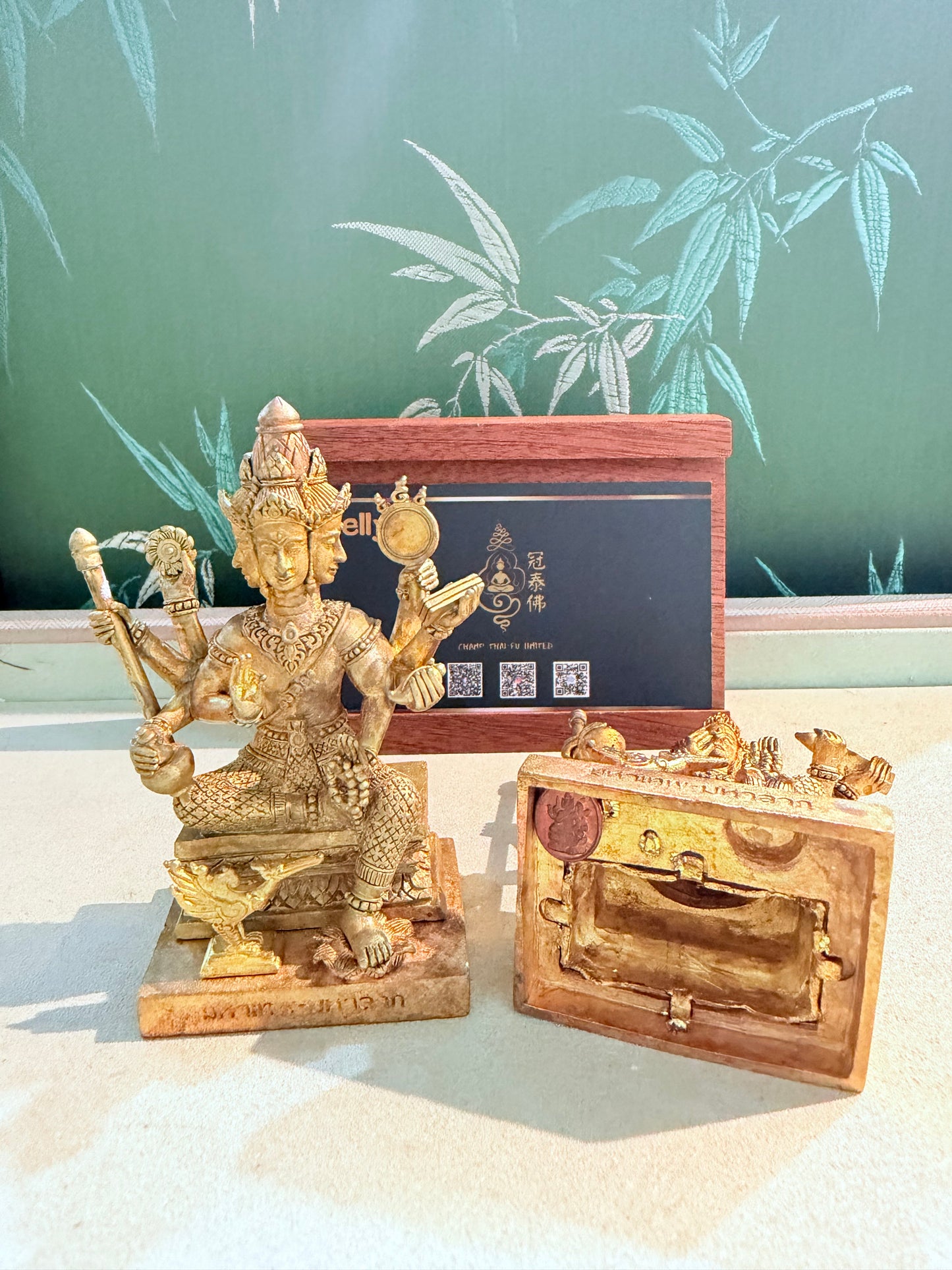 屈膠戰化 佛曆2554年 四面神小模供奉尊