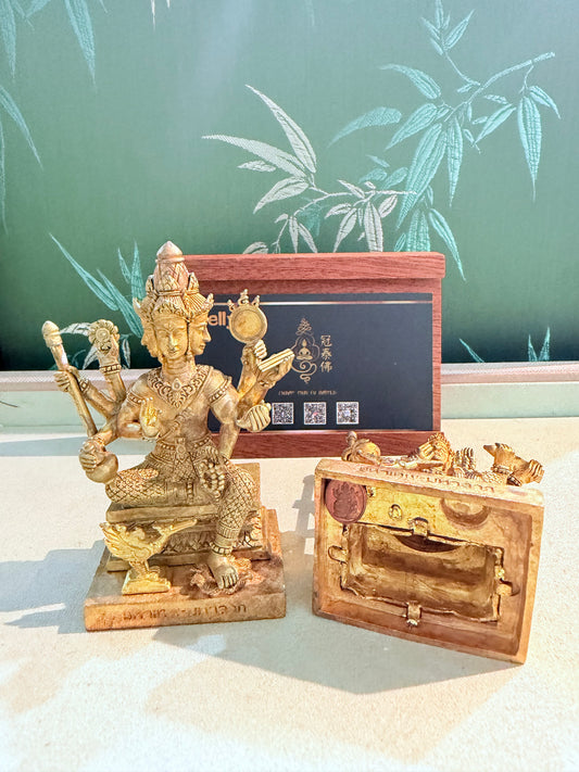 屈膠戰化 佛曆2554年 四面神小模供奉尊