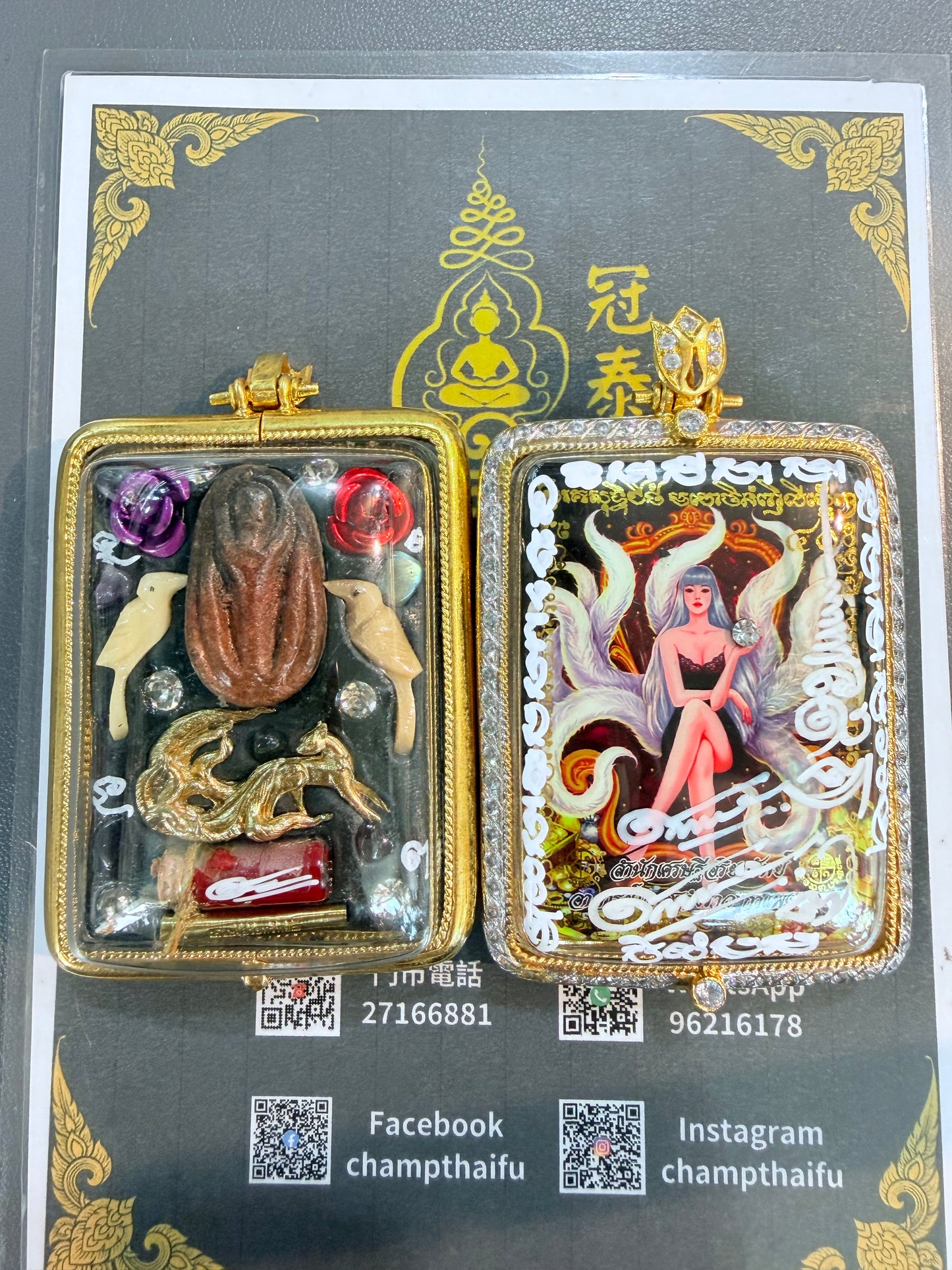 佛曆2565年 第41代 九尾狐仙後古巴康斌 烏瑪女神（雪山女神）大模特別版限量