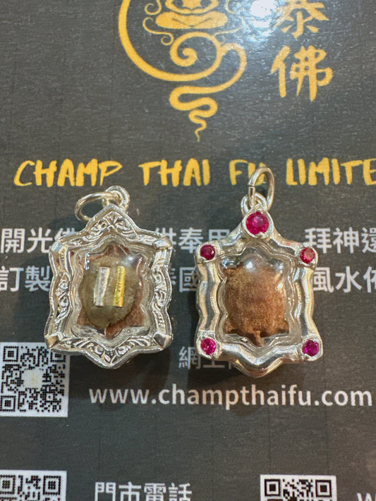 魯士坤皮寶藏龜🐢 純銀防水殼