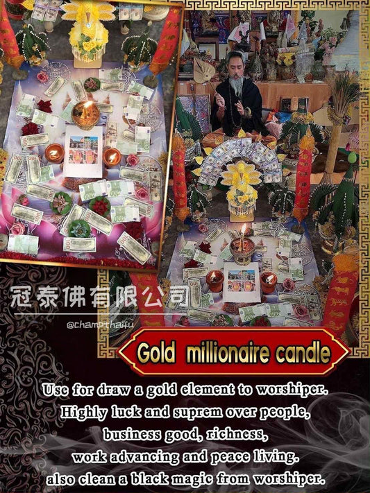 阿贊Thep 黃金百萬富翁蠟燭小法事