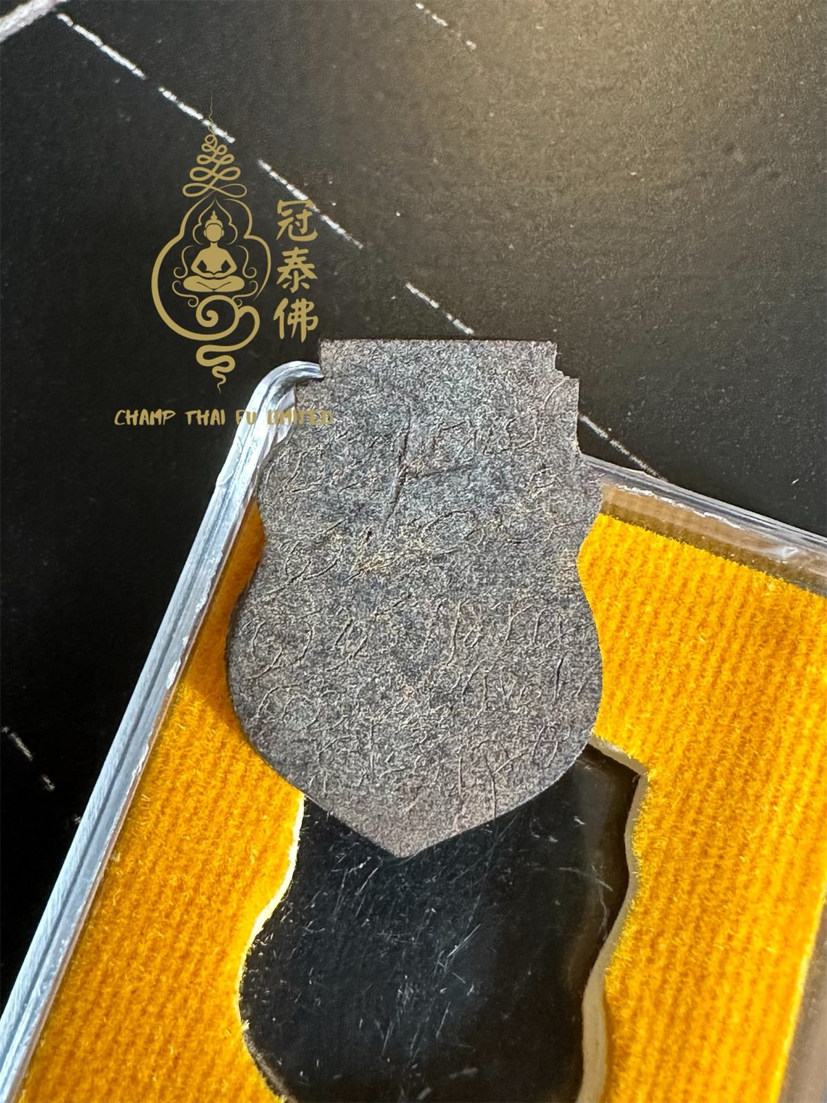 Rahu Coconut Shell Amulet from Wat Rahu, BE 2566