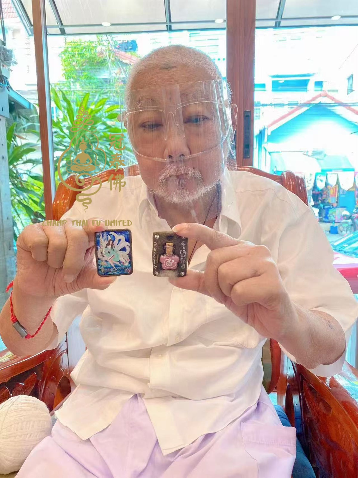 🔥泰國九尾狐仙法門 始祖阿贊明 圓寂絕版聖物 佛曆2563年（西元2020年）第42期限量九尾狐仙佛牌  人緣正桃花招貴人
