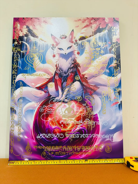 阿贊歐查 九尾靈狐·秘境祈祥 符畫