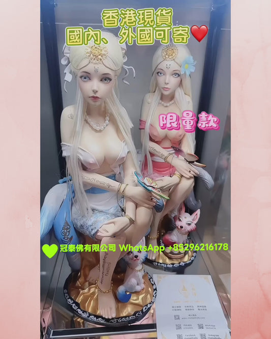 阿贊歐查佛曆2562年(西元2019年)督造加持至今年 九尾狐仙 神像 限量出廟每色5尊